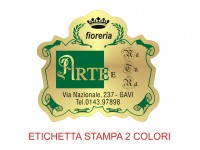 Etichette adesive per fioristi, fiorai e vivaisti (mm 41X38)  (cod.16G)